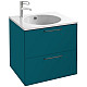 Заказать Тумба сине-зеленый матовый 60 см Jacob Delafon Odeon Rive Gauche EB2520-R9-M85 в магазине сантехники Santeh-Crystal.ru