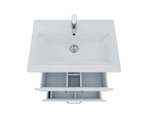 Купить Тумба с раковиной белый глянец 70 см IDDIS Custo New NCU70W0i95K в магазине сантехники Santeh-Crystal.ru