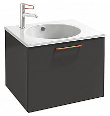 Тумба серый антрацит 60 см Jacob Delafon Odeon Rive Gauche EB2510-R7-N14