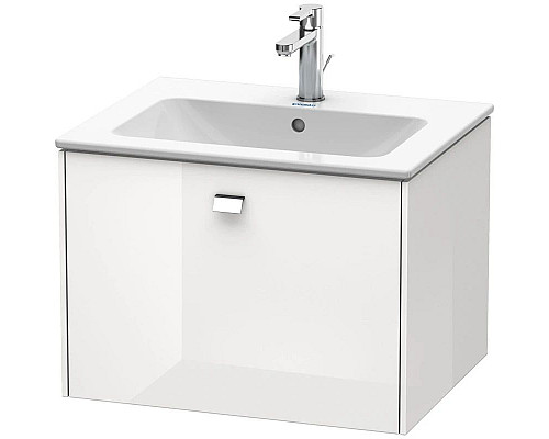 Приобрести Тумба белый глянец 62 см Duravit Brioso BR400101022 в магазине сантехники Santeh-Crystal.ru