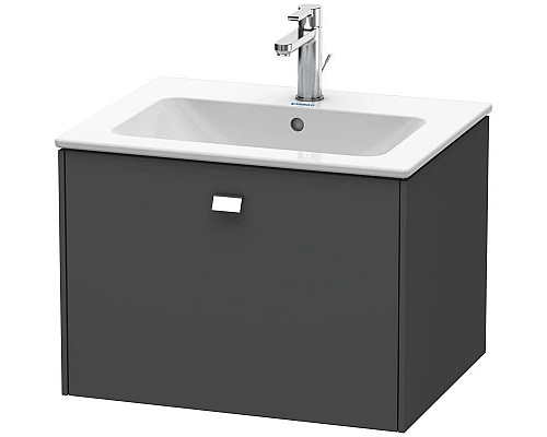Купить Тумба графит матовый 62 см Duravit Brioso BR400101049 в магазине сантехники Santeh-Crystal.ru