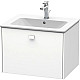 Приобрести Тумба белый матовый 62 см Duravit Brioso BR400101818 в магазине сантехники Santeh-Crystal.ru