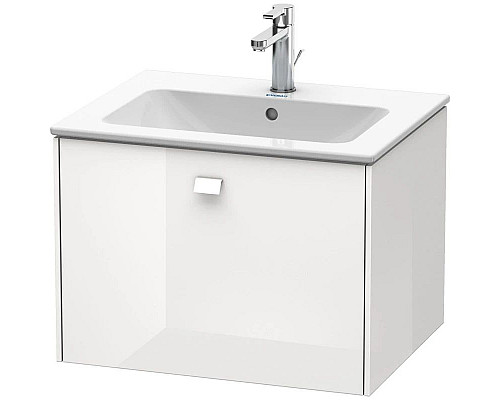 Приобрести Тумба белый глянец 62 см Duravit Brioso BR400102222 в магазине сантехники Santeh-Crystal.ru