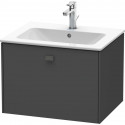 Тумба графит матовый 62 см Duravit Brioso BR400104949