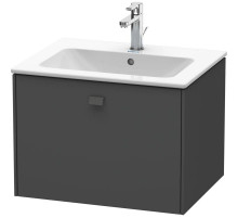 Тумба графит матовый 62 см Duravit Brioso BR400104949