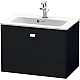 Приобрести Тумба черный дуб 62 см Duravit Brioso BR401001016 в магазине сантехники Santeh-Crystal.ru