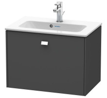 Тумба графит матовый 62 см Duravit Brioso BR401001049