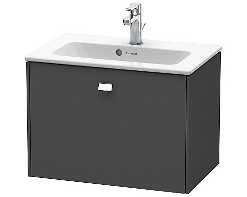 Заказать Тумба графит матовый 62 см Duravit Brioso BR401001049 в магазине сантехники Santeh-Crystal.ru