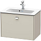 Купить Тумба тауп матовый 62 см Duravit Brioso BR401001091 в магазине сантехники Santeh-Crystal.ru