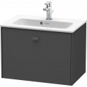Тумба графит матовый 62 см Duravit Brioso BR401004949
