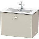 Тумба тауп матовый 62 см Duravit Brioso BR401009191