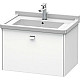 Заказать Тумба белый матовый 67 см Duravit Brioso BR404101018 в магазине сантехники Santeh-Crystal.ru
