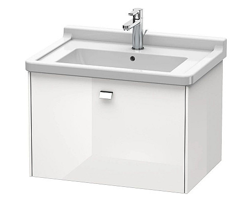 Заказать Тумба белый глянец 67 см Duravit Brioso BR404101022 в магазине сантехники Santeh-Crystal.ru