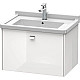 Заказать Тумба белый глянец 67 см Duravit Brioso BR404101022 в магазине сантехники Santeh-Crystal.ru