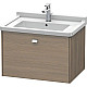 Заказать Тумба серый дуб 67 см Duravit Brioso BR404101035 в магазине сантехники Santeh-Crystal.ru
