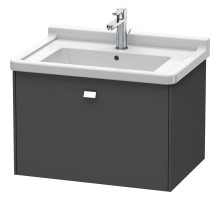 Тумба графит матовый 67 см Duravit Brioso BR404101049