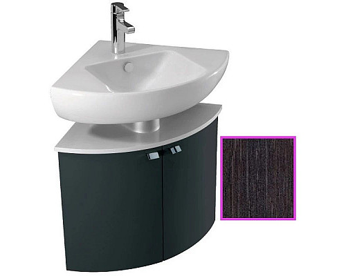 Заказать Угловая тумба темный дуб 67,9 см Jacob Delafon Odeon Up EB864-NR в магазине сантехники Santeh-Crystal.ru