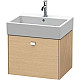 Заказать Тумба дуб 58,4 см Duravit Brioso BR405301030 в магазине сантехники Santeh-Crystal.ru