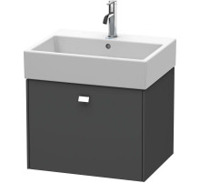 Тумба графит матовый 58,4 см Duravit Brioso BR405301049