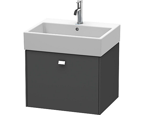 Купить Тумба графит матовый 58,4 см Duravit Brioso BR405301049 в магазине сантехники Santeh-Crystal.ru