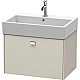 Купить Тумба тауп матовый 68,4 см Duravit Brioso BR405401091 в магазине сантехники Santeh-Crystal.ru