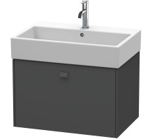 Тумба графит матовый 68,4 см Duravit Brioso BR405404949