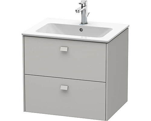 Приобрести Тумба бетонно-серый матовый 62 см Duravit Brioso BR410100707 в магазине сантехники Santeh-Crystal.ru