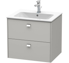 Тумба бетонно-серый матовый 62 см Duravit Brioso BR410101007