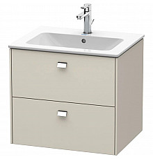 Тумба тауп матовый 62 см Duravit Brioso BR410101091