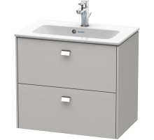 Тумба бетонно-серый матовый 62 см Duravit Brioso BR411001007