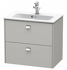 Тумба бетонно-серый матовый 62 см Duravit Brioso BR411001007