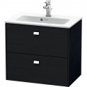 Тумба черный дуб 62 см Duravit Brioso BR411001016