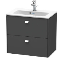 Тумба графит матовый 62 см Duravit Brioso BR411001049