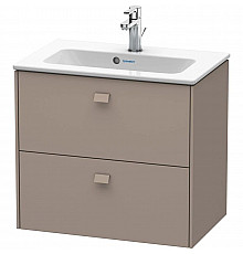Тумба базальт матовый 62 см Duravit Brioso BR411004343
