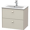 Тумба тауп матовый 62 см Duravit Brioso BR411009191