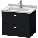 Тумба черный дуб 67 см Duravit Brioso BR414101016