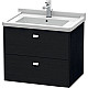 Купить Тумба черный дуб 67 см Duravit Brioso BR414101016 в магазине сантехники Santeh-Crystal.ru