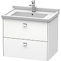 Тумба белый матовый 67 см Duravit Brioso BR414101018