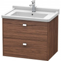 Тумба темный орех 67 см Duravit Brioso BR414101021