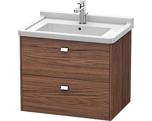 Приобрести Тумба темный орех 67 см Duravit Brioso BR414101021 в магазине сантехники Santeh-Crystal.ru