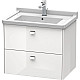 Заказать Тумба белый глянец 67 см Duravit Brioso BR414101022 в магазине сантехники Santeh-Crystal.ru