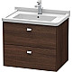 Купить Тумба каштан 67 см Duravit Brioso BR414101053 в магазине сантехники Santeh-Crystal.ru
