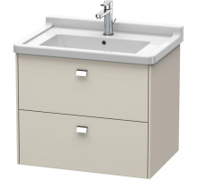 Тумба тауп матовый 67 см Duravit Brioso BR414101091
