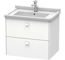 Тумба белый матовый 67 см Duravit Brioso BR414101818