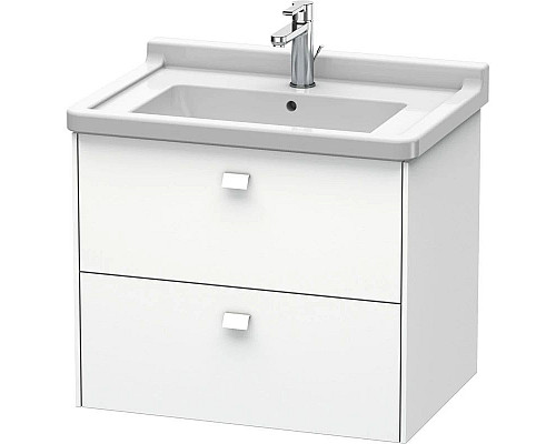Купить Тумба белый матовый 67 см Duravit Brioso BR414101818 в магазине сантехники Santeh-Crystal.ru