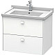 Купить Тумба белый матовый 67 см Duravit Brioso BR414101818 в магазине сантехники Santeh-Crystal.ru