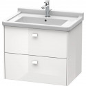 Тумба белый глянец 67 см Duravit Brioso BR414102222