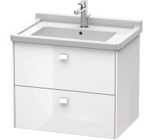 Тумба белый глянец 67 см Duravit Brioso BR414102222