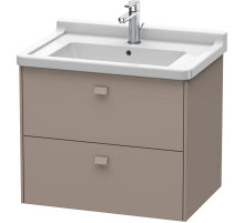 Тумба базальт матовый 67 см Duravit Brioso BR414104343