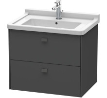 Тумба графит матовый 67 см Duravit Brioso BR414104949